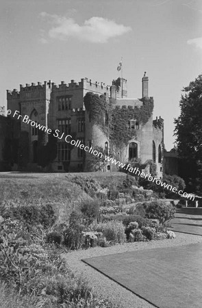 BIRR CASTLE  CASTLE  GARDEN AND LAWN FROM SOUTH WEST